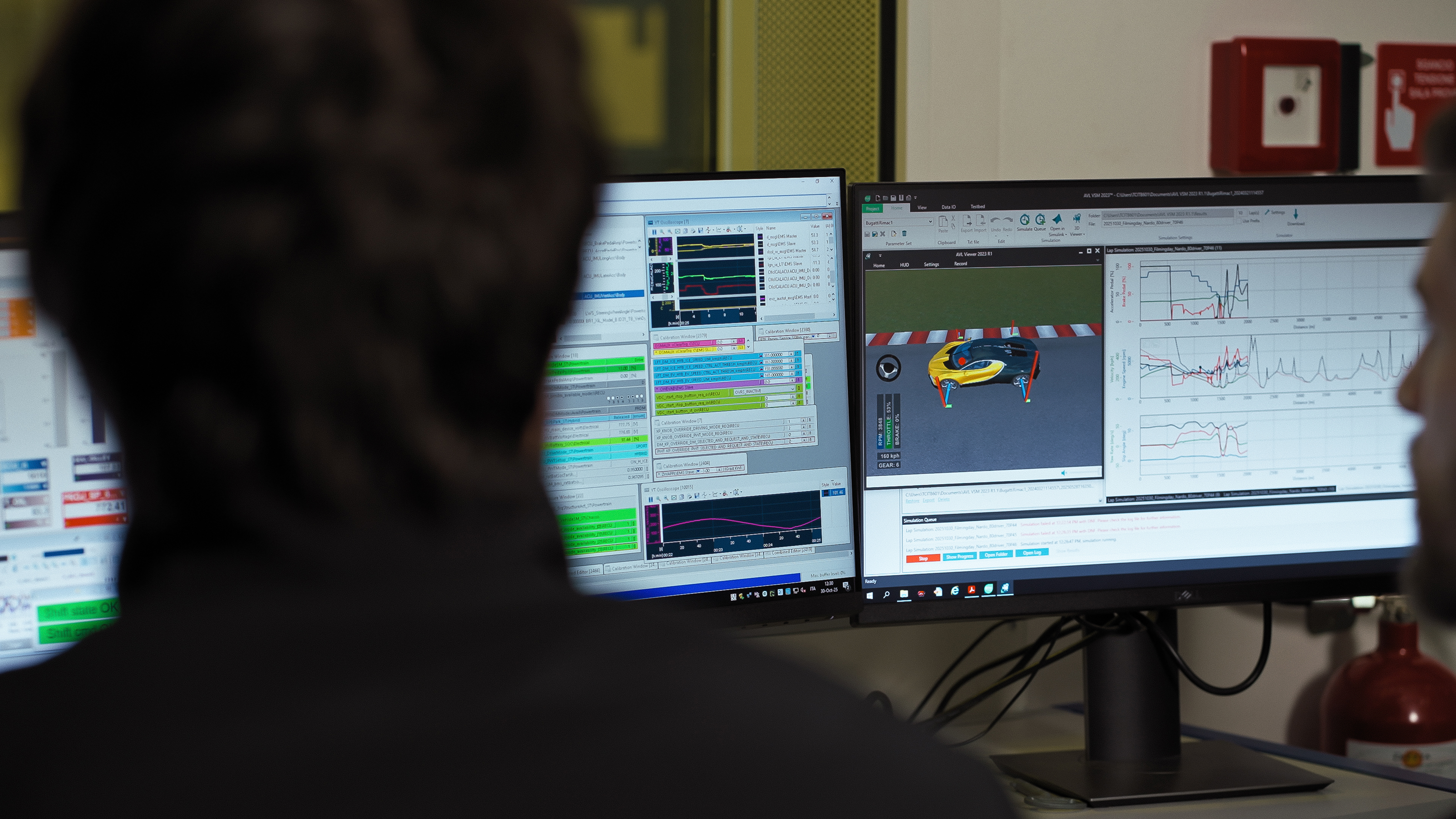 Engineers at Bugatti combined this information with additional data on the chassis and other systems to create the first simulations of the Tourbillon. 